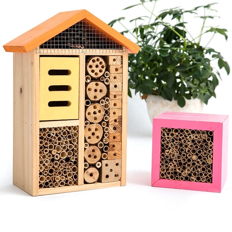 Water-Proof Stackable Mealworm Wooden Breeding Box Cricket Cage Insect