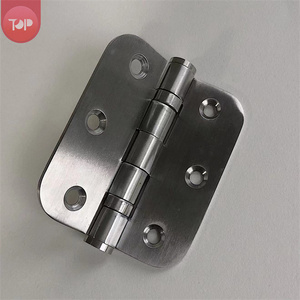 3.5'' Stainless Steel Hinge SS353030 2BB China Factory Small Color Box Round Corner Door Hinges Stainless Steel Folding