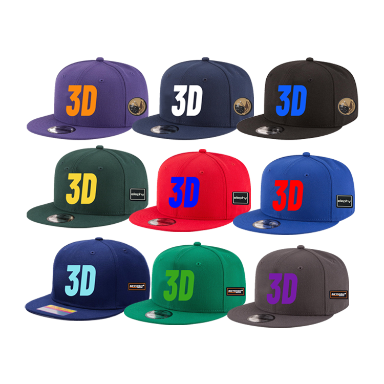 High Quality Wholesale Mens Flat Brim Blank New Plain Era Snap Back 6 panel Custom Snapback Caps Hats with Embroidery Logo