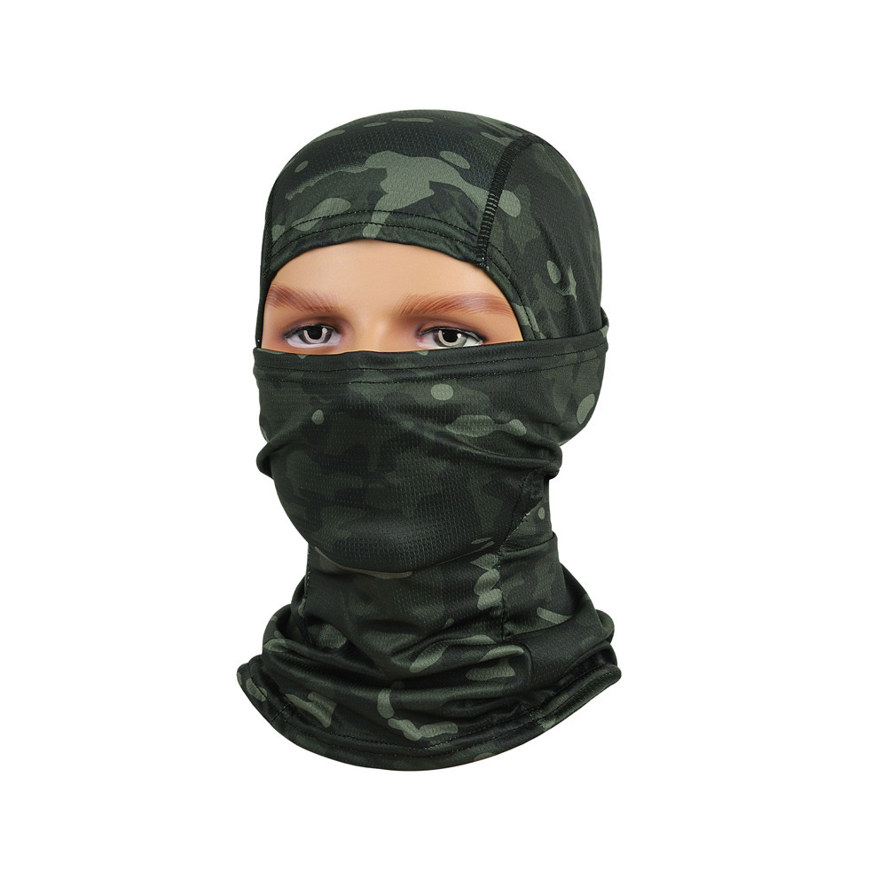 Hotsale high quality custom logo unisex adjustable lightweight breathable uv protection windproof balaclava ski face mask