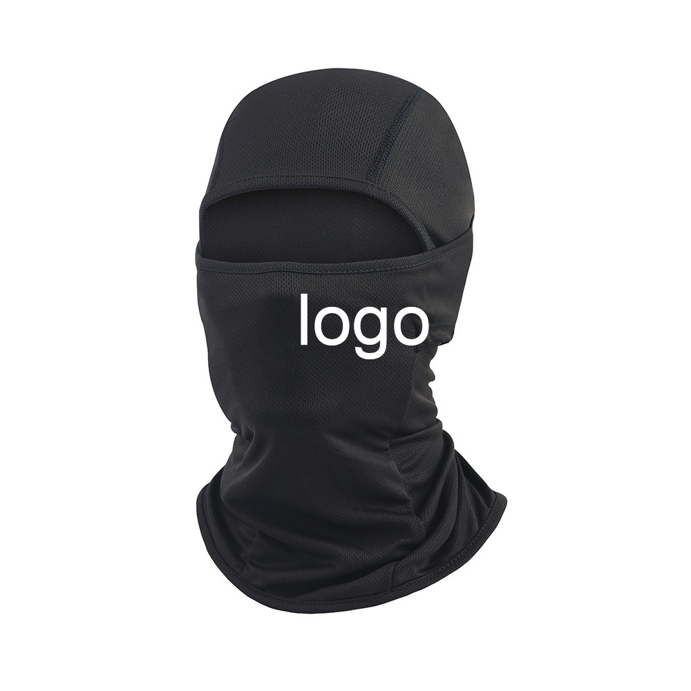 Hotsale high quality custom logo unisex adjustable lightweight breathable uv protection windproof balaclava ski face mask