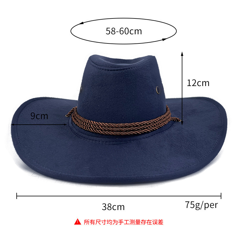 Custom embroidery logo sombrero de ala plana flex fit casual multicolor disco led plain felt pure solid color mexican cowboy hat