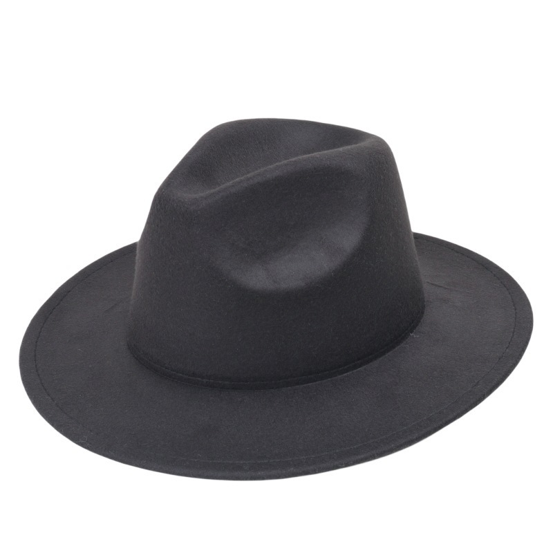 New fashion sombrero de ala plana flex fit casual bulk multicolor blue pure solid color matel leather felt straw pink cowboy hat