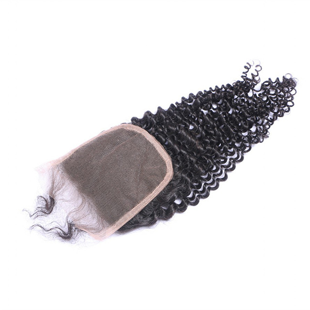 wholesale cuticle aligned malaysian kinky curly hair with closure