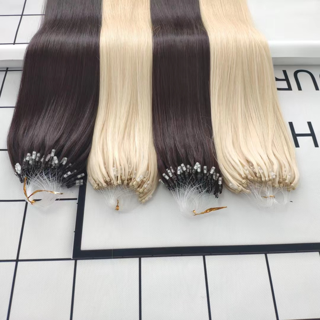 Hair Salon exclusive Micro Loop Ring Hair Extensions extensiones cabello  Pre bonded  Micro Bead Hair Extensions