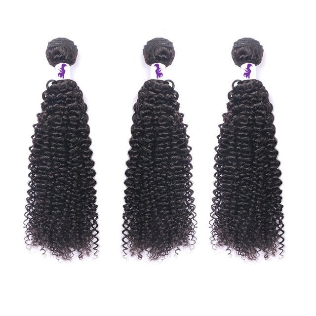 wholesale cuticle aligned malaysian kinky curly hair with closure