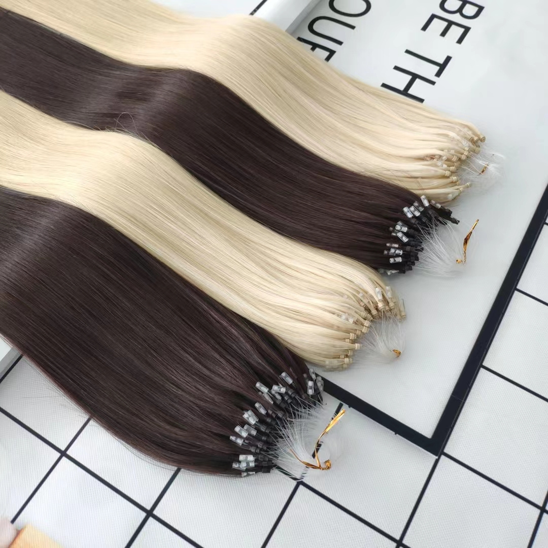 Hair Salon exclusive Micro Loop Ring Hair Extensions extensiones cabello  Pre bonded  Micro Bead Hair Extensions