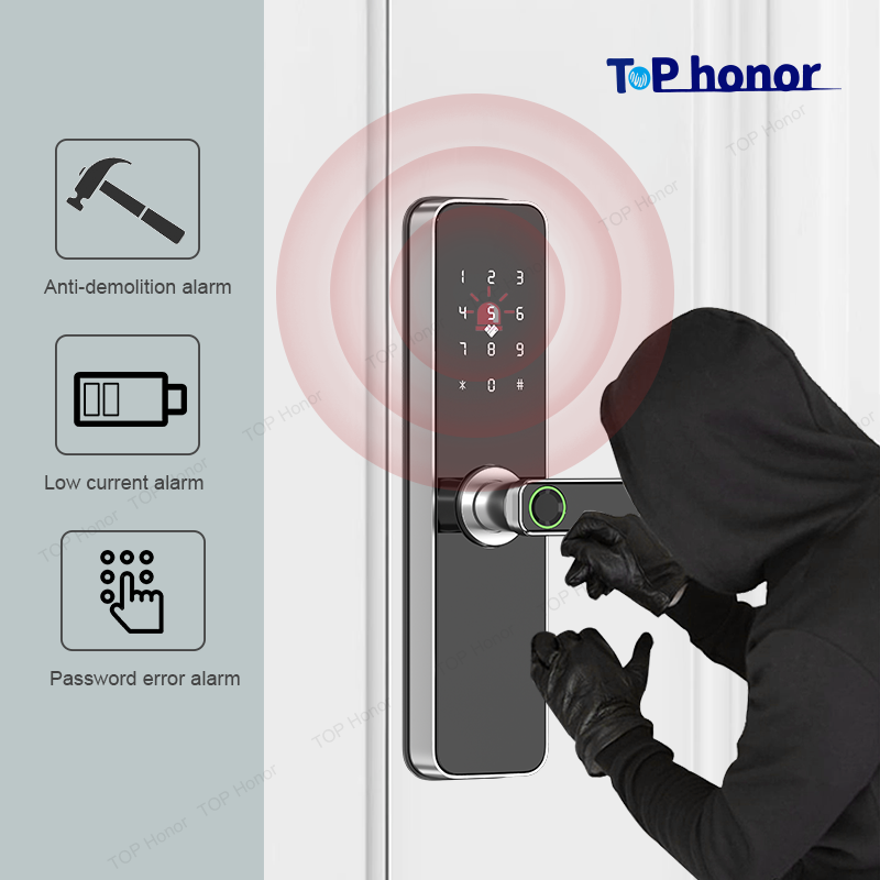 candado con huella digital candados de seguridad inteligentes cerradura puerta para inteligente ttlock cerraduras electronic