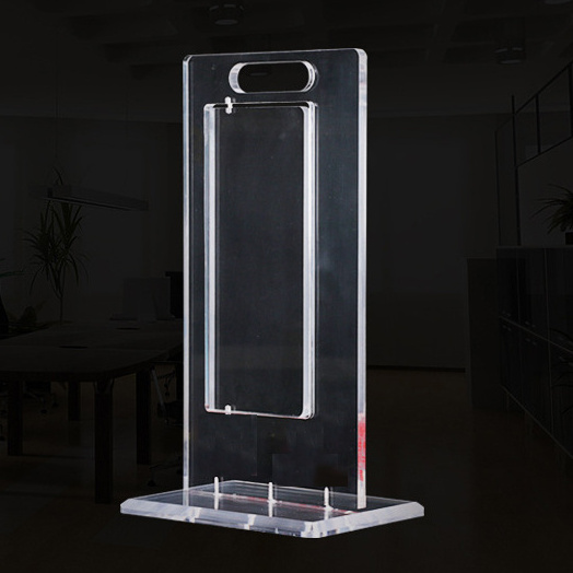 for locks stands acrylic case with and key shelf cabinet  smart door stand glass display lock