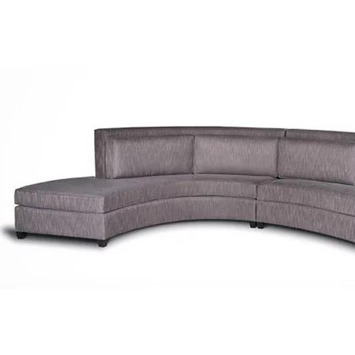 Curved Fully Upholstered Sectional sofa top hotel furniture by top hotel project commercial hotel furniture