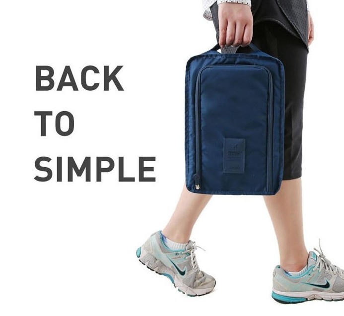 Nylon Travel Shoes bag Folding Shoes bag Beach tour shoe bag