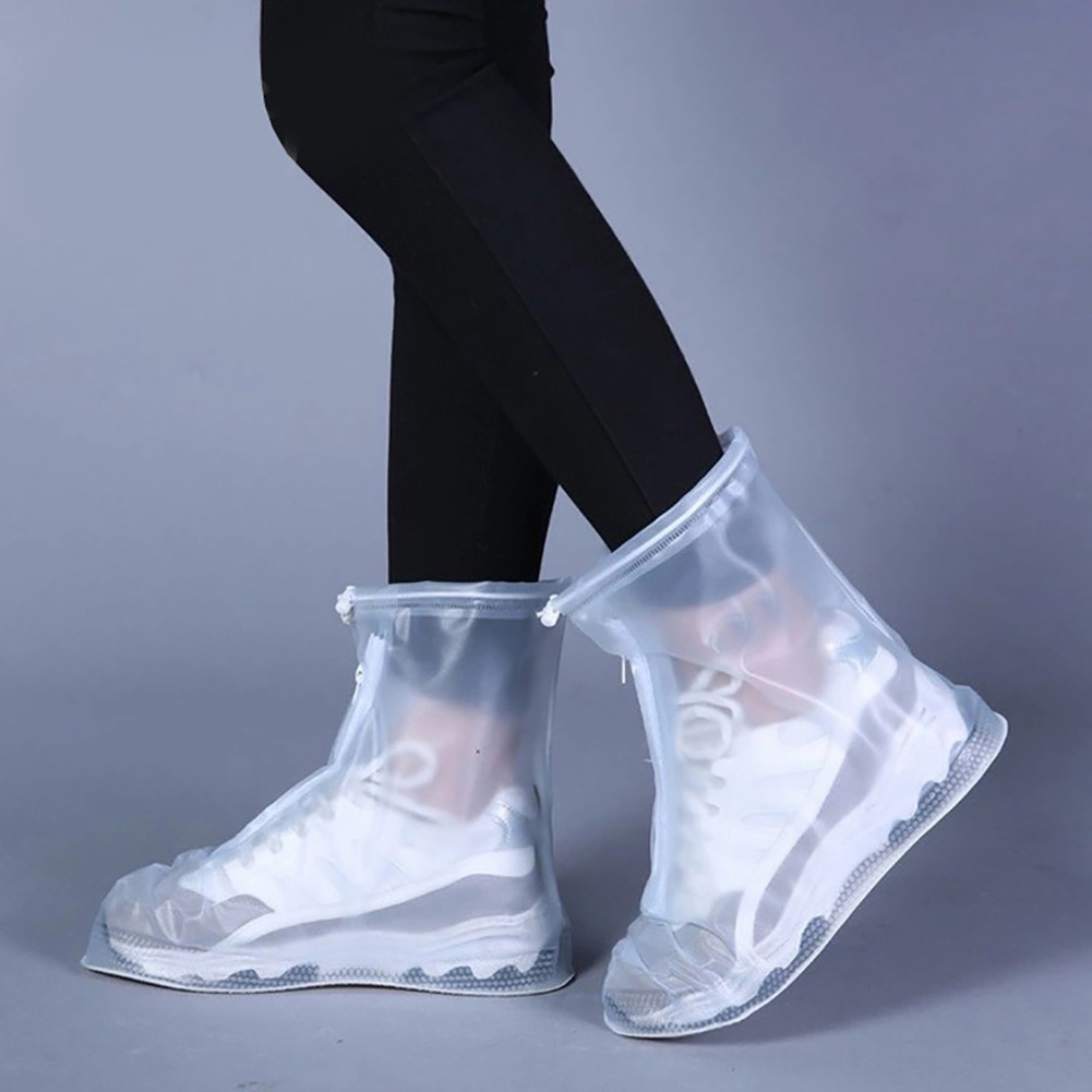 in Stock Unisex Waterproof Rain Boot Shoes Cover Reusable Plastic Protectors for Autumn Gardening for Adults