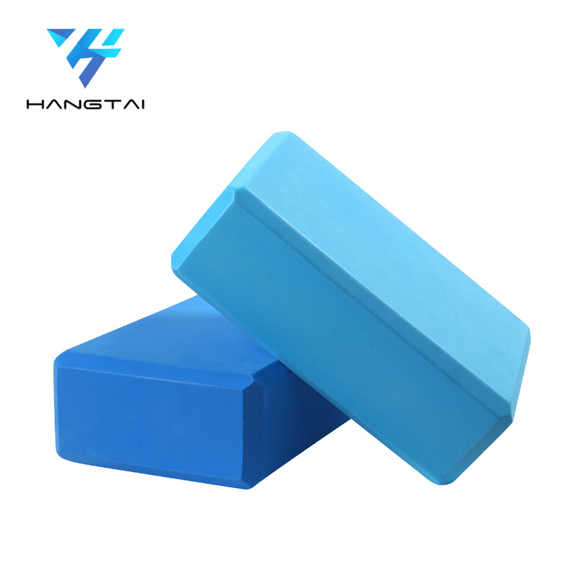 Soft High Density Yoga Block Foam Squat Wedge Block Yoga Pilates Block Cork Brick For Exercise