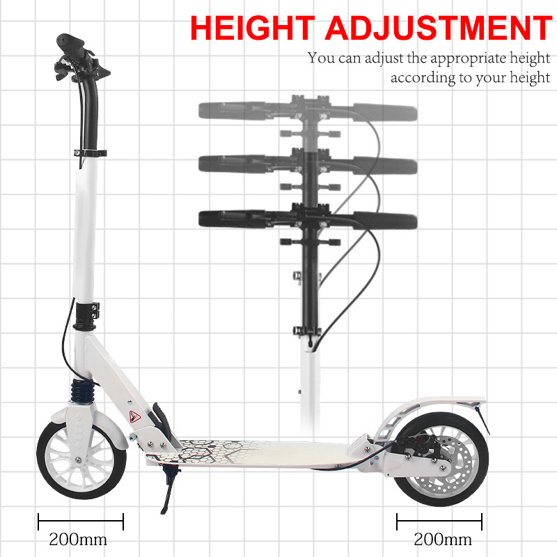 Hot Direct Foot Scooter Big Wheels Aluminum Folding Scooter Pro Stunt Scooter For Adult Wholesale