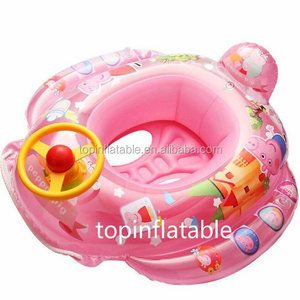 Hot sale summer floating water games aqua bike scooter inflatable water skipper for kids float seat boat factory price