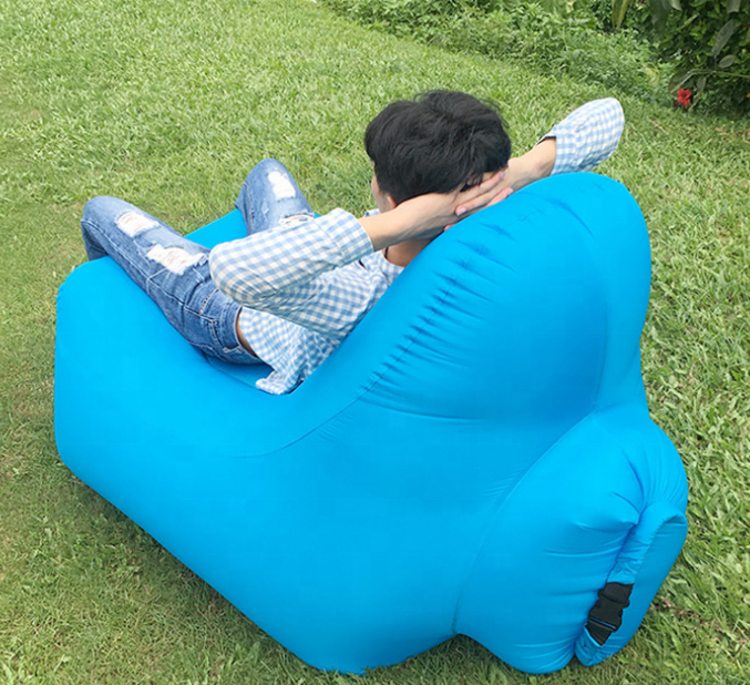 Wholesale waterproof inflatable lounger sofa bed outdoor sofa.