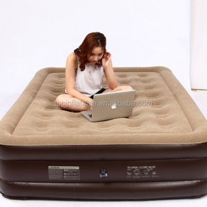 Best Price High Density Euro Top Mattress Memory Foam Pocket Spring Built-in Pump Inflatable Mattress