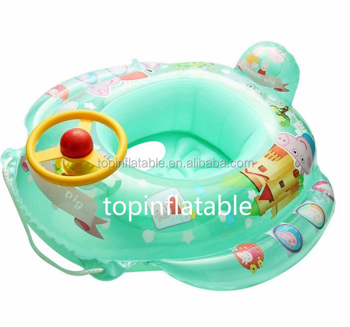 Hot sale summer floating water games aqua bike scooter inflatable water skipper for kids float seat boat factory price