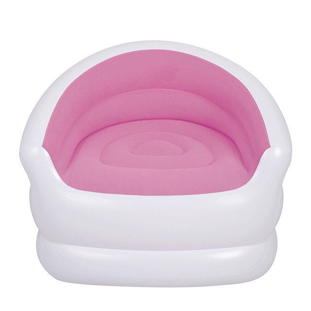 Luxury style White and Pink Color Splash Indoor/Outdoor Inflatable Lounge sofa living room inflatable couch furniture