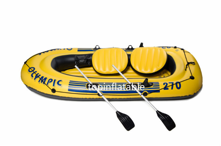 Luxury tender dinghy inflatable plastic boat with CE certificate for sale