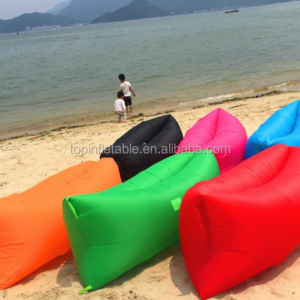 Summer Cool Sleeping bag,the inflatable lounger camping lazy bag air sofa for beach