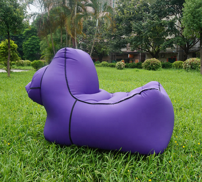 Wholesale waterproof inflatable lounger sofa bed outdoor sofa.