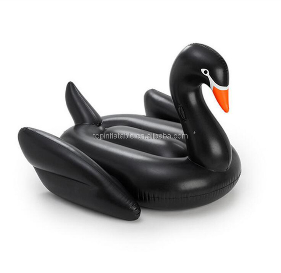 King Size Black Swan/White swan Inflatable Pool Floats For Holiday floaty for the pool party