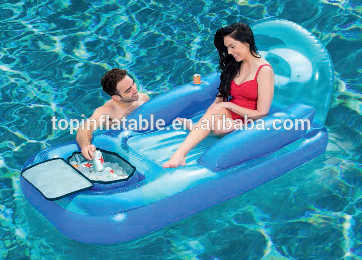 Light inflatable air mattress floating LED beach lilo mattress aqua leisure for beach party in night