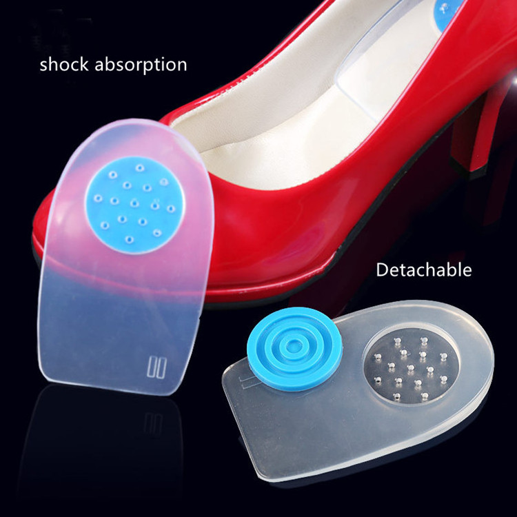 self-adhesive heel Removable silicone massage gel soft pads plantar fasciitis heel cushion