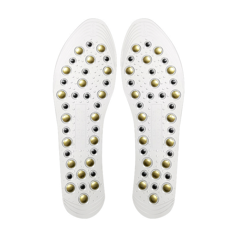 Wholesale adjustable men and women suitable full foot 35 magnet magnetic massage insoles