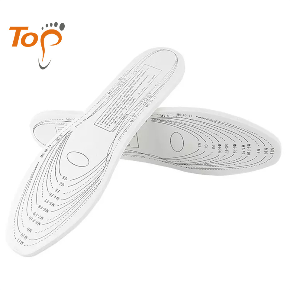 Customizable Lightweight Full Length for White Shoes Memory Foam Insoles