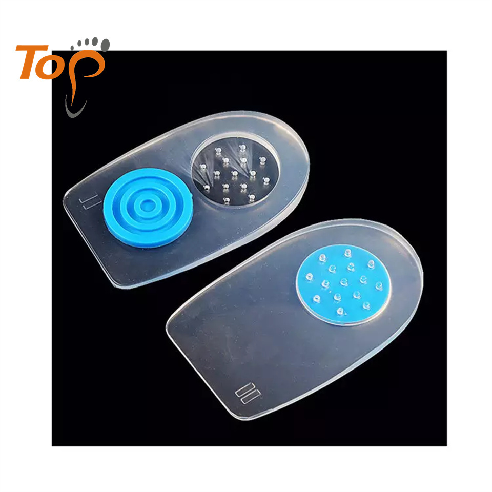 self-adhesive heel Removable silicone massage gel soft pads plantar fasciitis heel cushion