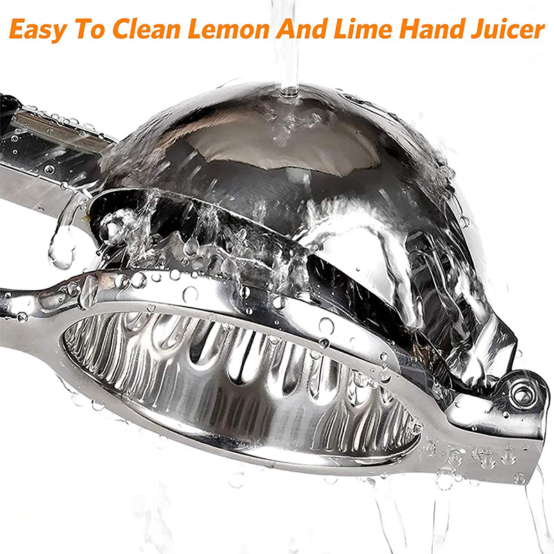 Kitchen Top Sell Hand Press Stainless Steel Manual Lemon Lime Squeezer Citrus Orange Fruit Machine Juicer