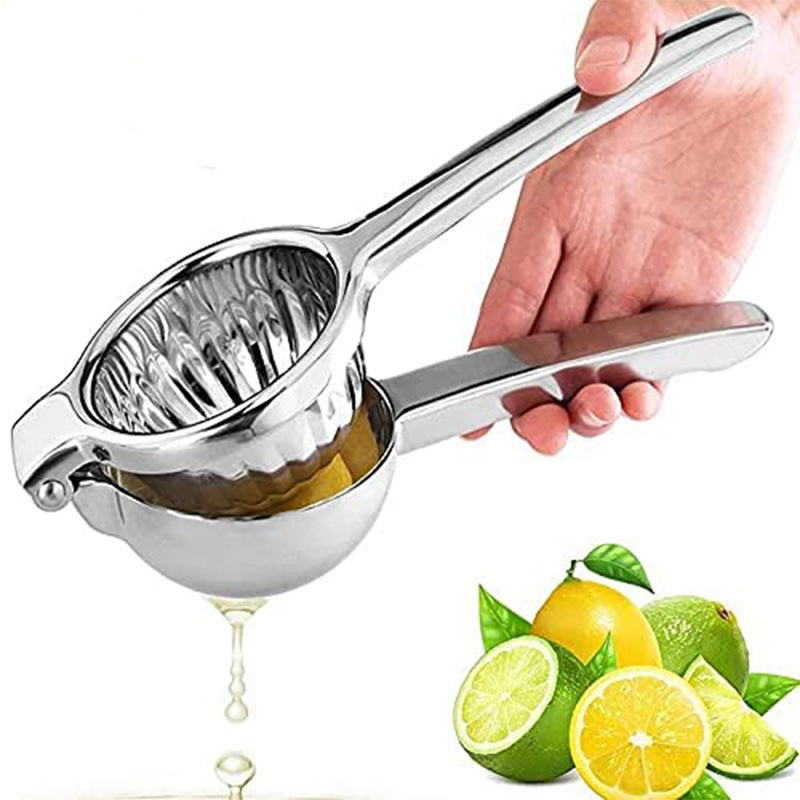 Kitchen Top Sell Hand Press Stainless Steel Manual Lemon Lime Squeezer Citrus Orange Fruit Machine Juicer