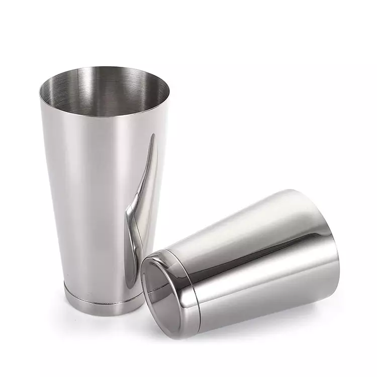 High Quality Weighted Boston shaker 28 oz & 18 oz Professional Stainless Steel Cocktail Shaker Barware Tools Customized Logo