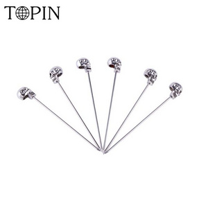 Customized Design Cocktail Picks Reusable Garnish Stick Stainless Steel Martini Olive Picks for Bar Barbecue Fruit