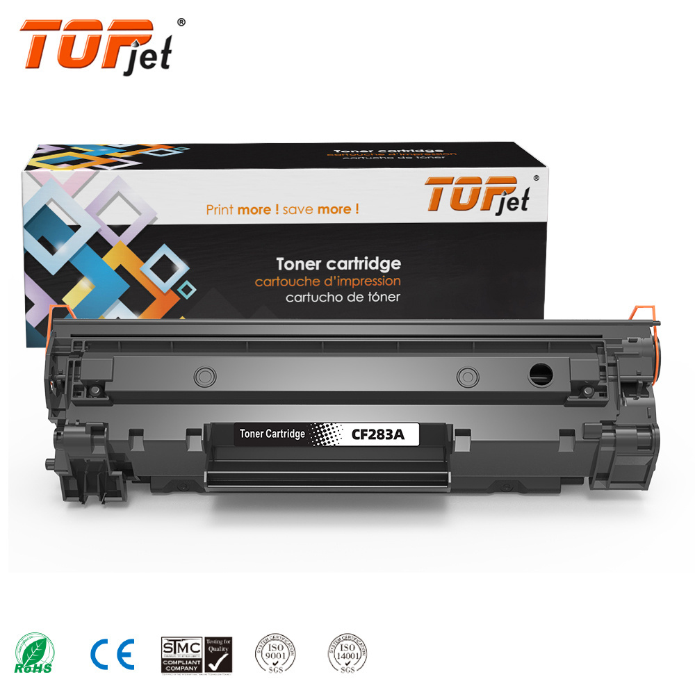 Topjet Premium Compatible Toner Cartridge CF283A 83A 283A CF283 For HP LaserJet Pro MFP M125 127fn M225dn M201dw  Laser Printer