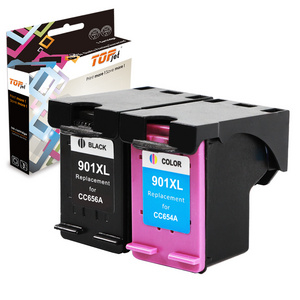 Topjet 901XL Remanufactured Premium Color Ink Cartridge 901 XL for HP901XL HP901 for HP Officejet J4580 Inkjet Printer Cartridge