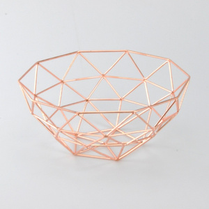 Best Masterpiece Copper Metal Wire fruit stand basket