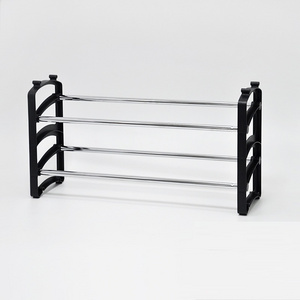 2 Tier Stackable Iron Shoe Rack