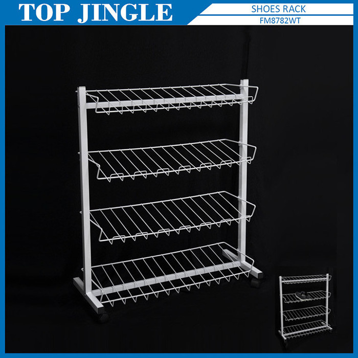 Over Door Metal Wire  With 6-tier Shelf Shoes Rack