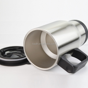 Topjlh wholesale premium quality sublimation blank personalized design 16oz heat insulated travel mug vacuum thermos