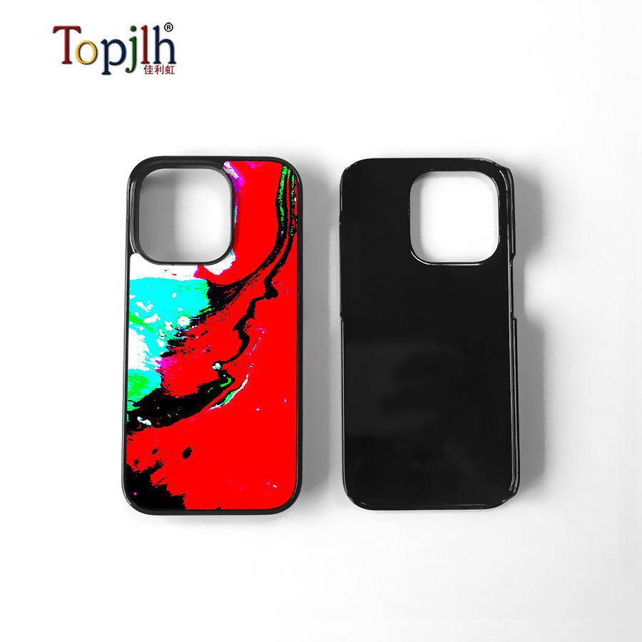 Shockproof 2D Sublimation Blank Phone Case Blank Sublimation Cell Phone Case for iP 15Pro Max Black Luxury