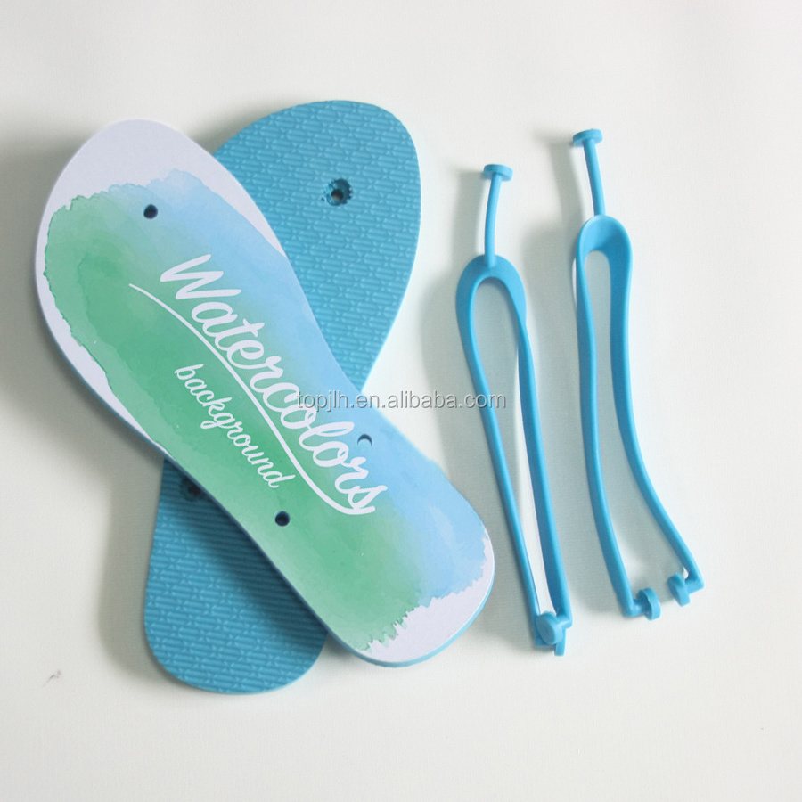 Topjlh Sublimation flip flops Wedding Gift for Guests Colorful Design Custom Logo Cheap Beach Flip Flop