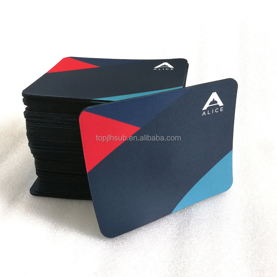 Topjlh sublimation mouse pad blanks Custom Size logo Transfer Heat Press print printed rubber mousepad blank mouse pads