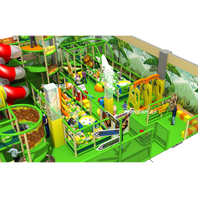 TOPKIDSPLAY Amusement Park Equipment Kids Indoor Playground for Sale Custom Indoor Slide Indoor Play Center Kids Zone 12 Months