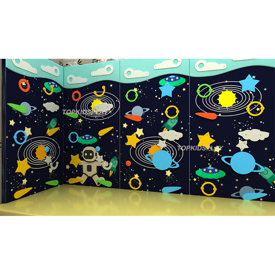 TOPKIDSPLAY Adventure Park Customized Rock Climbing Wall Kids Fun Wall Indoor Climbing Wall