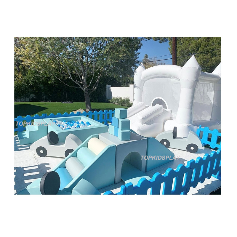 soft play white ball pit for kids toddlers adults party rental Children outdoor playground equipment