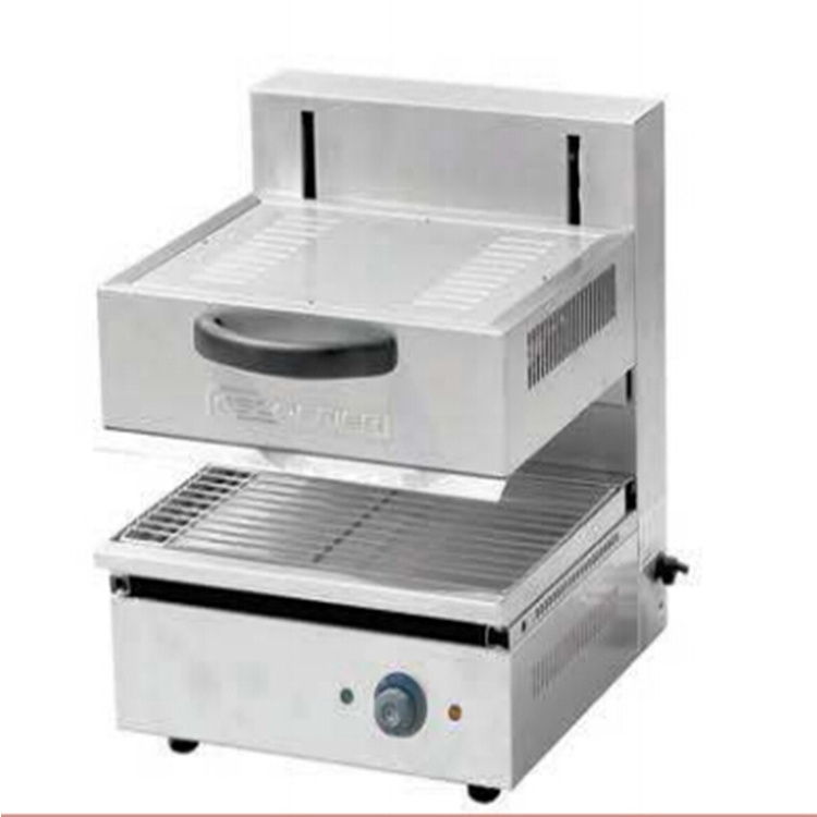 Baking Oven for Bread and Cake Industrial Bread Baking Oven Smokeless Oven Barbecue Grill Griddle Electric Lift-up Salamander