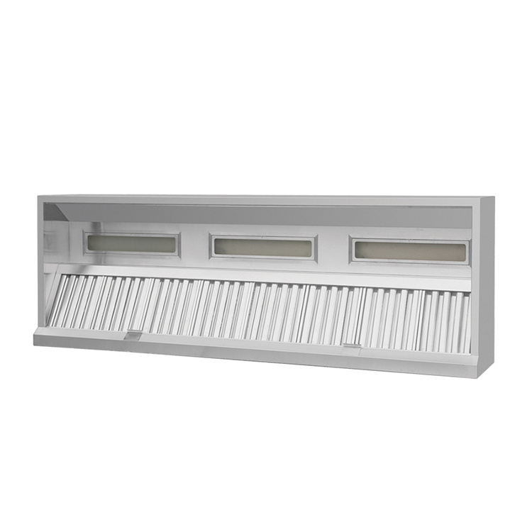 Commercial Kitchen stainless steel kitchen extractor hood smoke cook range Exhaust hood